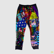 Load image into Gallery viewer, 2xl mixed print joggers - IN STOCK
