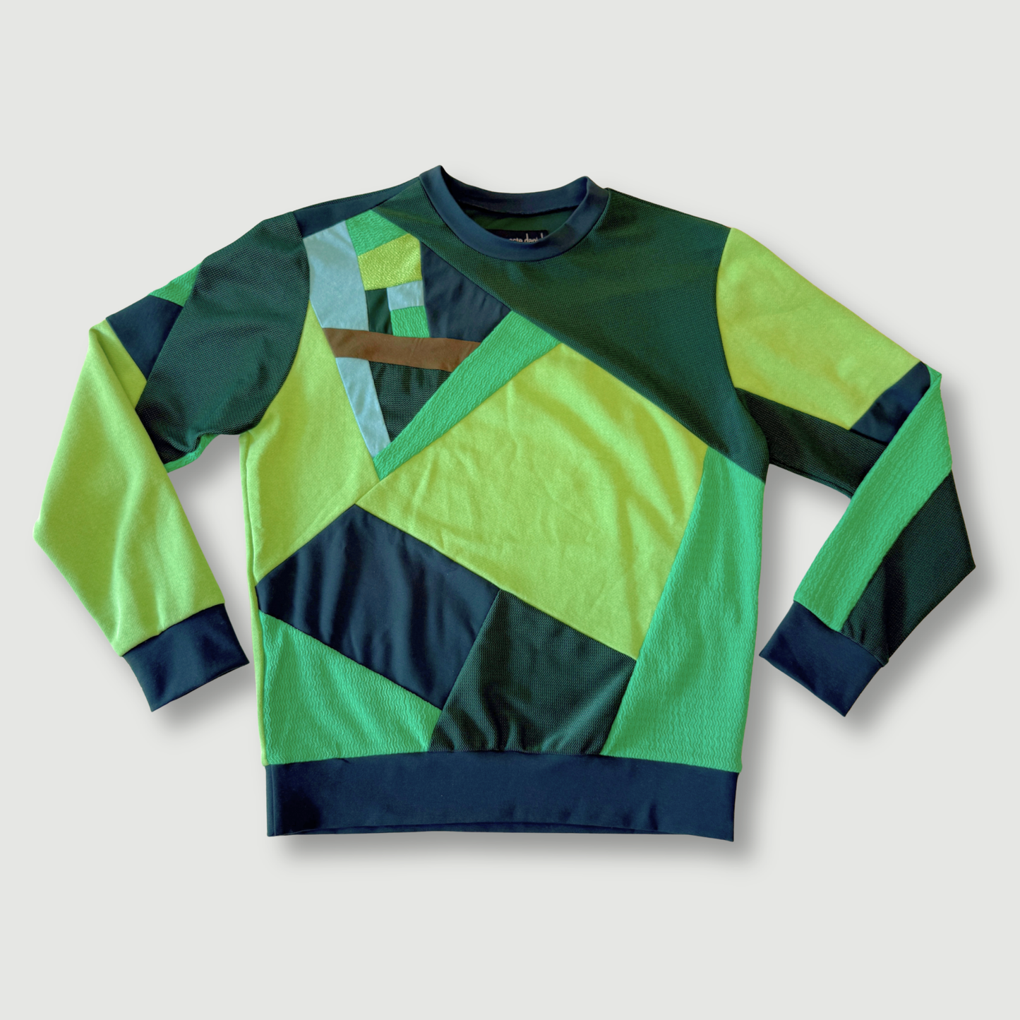 size small - sample sale - green sweatshirt