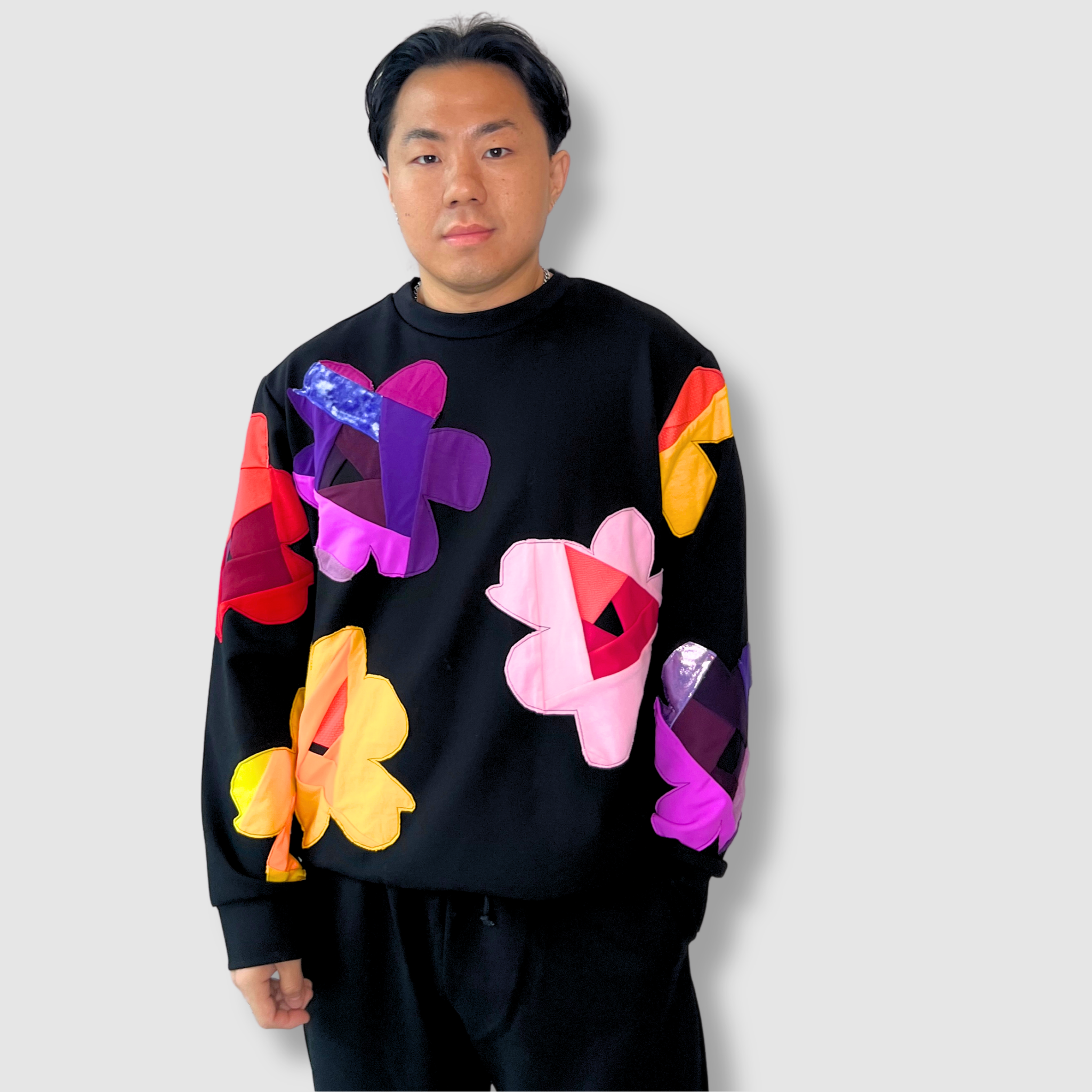 pop art florals' sweatshirt – Zero Waste Daniel