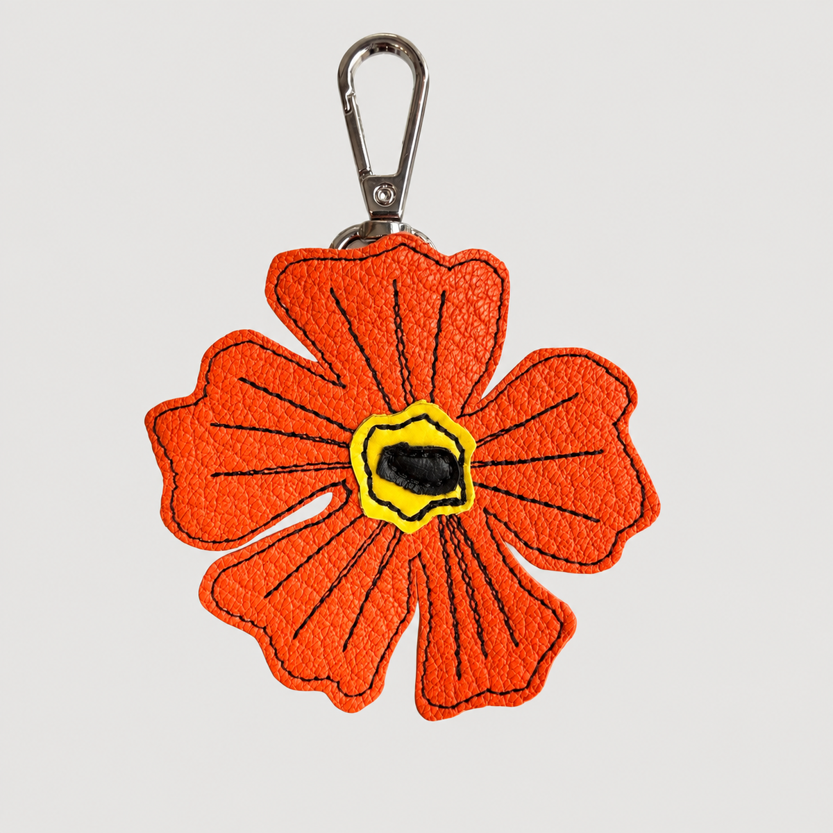 the leather poppy bag charm 70-of-70