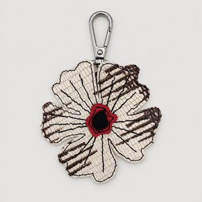 the leather poppy bag charm 24-of-70