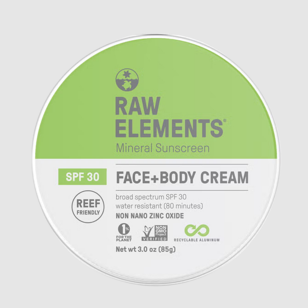 raw elements sunscreen SPF 30