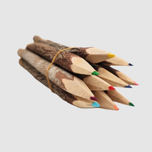 Load image into Gallery viewer, teak-wood colored pencils (set of 10) 7&quot;
