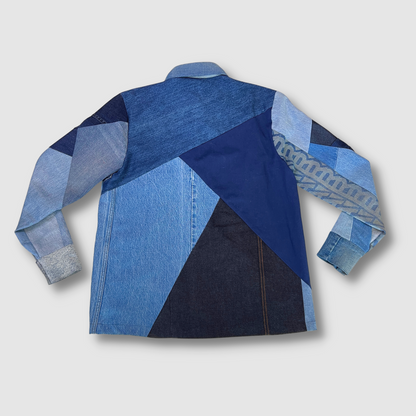 denim long sleeve shirt