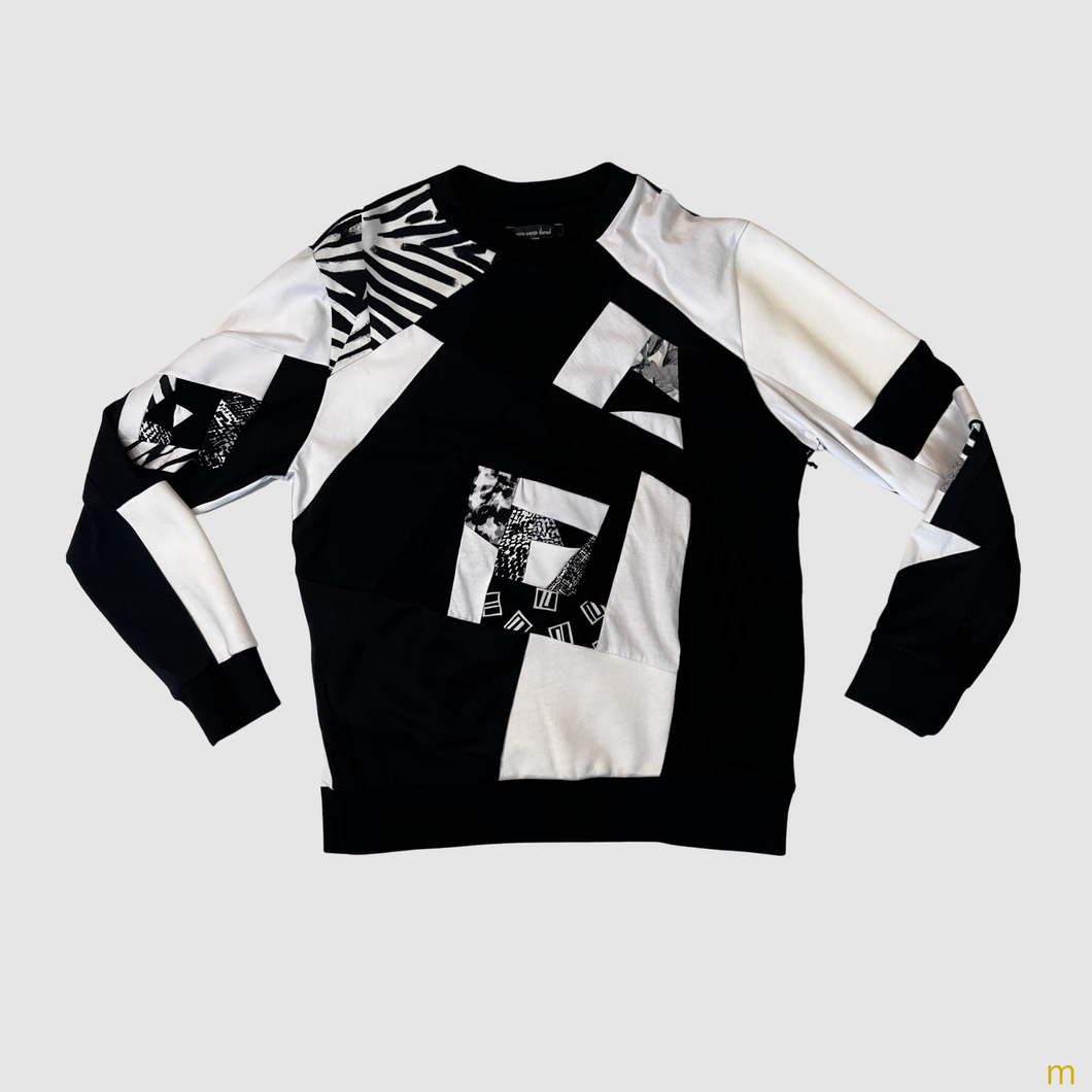 medium black + white sweatshirt - IN STOCK