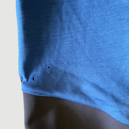 size medium - preloved - blue "all-over reroll" sweatshirt