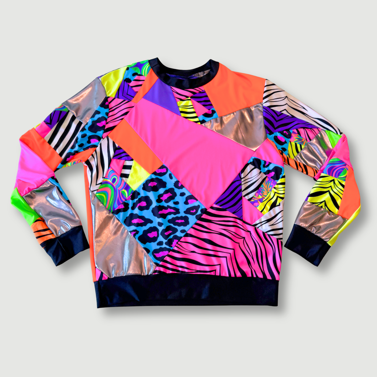 size medium - sample sale - neon sweatshirt