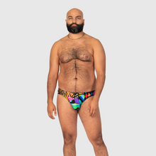 Load image into Gallery viewer, the &#39;mixed print&#39; classic swim brief
