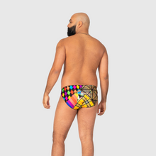 Load image into Gallery viewer, the &#39;mixed print&#39; classic swim brief

