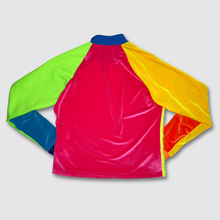 Load image into Gallery viewer, in-stock holiday - SIZE: S - neon + fuzzy color blocked sweatshirt
