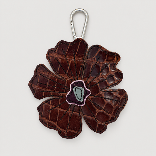 the leather poppy bag charm 14-of-70