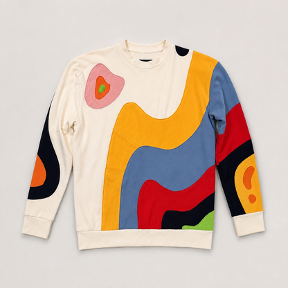 the color swirl sweatshirt