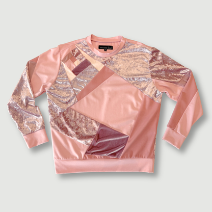 size medium - sample sale - soft pink sweatshirt