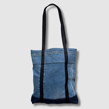 Load image into Gallery viewer, &#39;the ombré tote&#39; in blue denim
