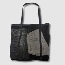 Load image into Gallery viewer, &#39;the big bag&#39; black denim
