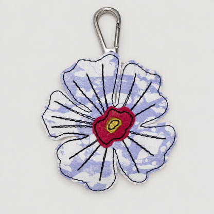 the leather poppy bag charm 21-of-70