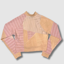 Load image into Gallery viewer, in-stock holiday - SIZE: L - blush mock neck cropped sweater
