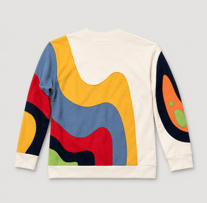 the color swirl sweatshirt