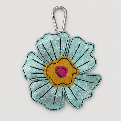 the leather poppy bag charm 3-of-70