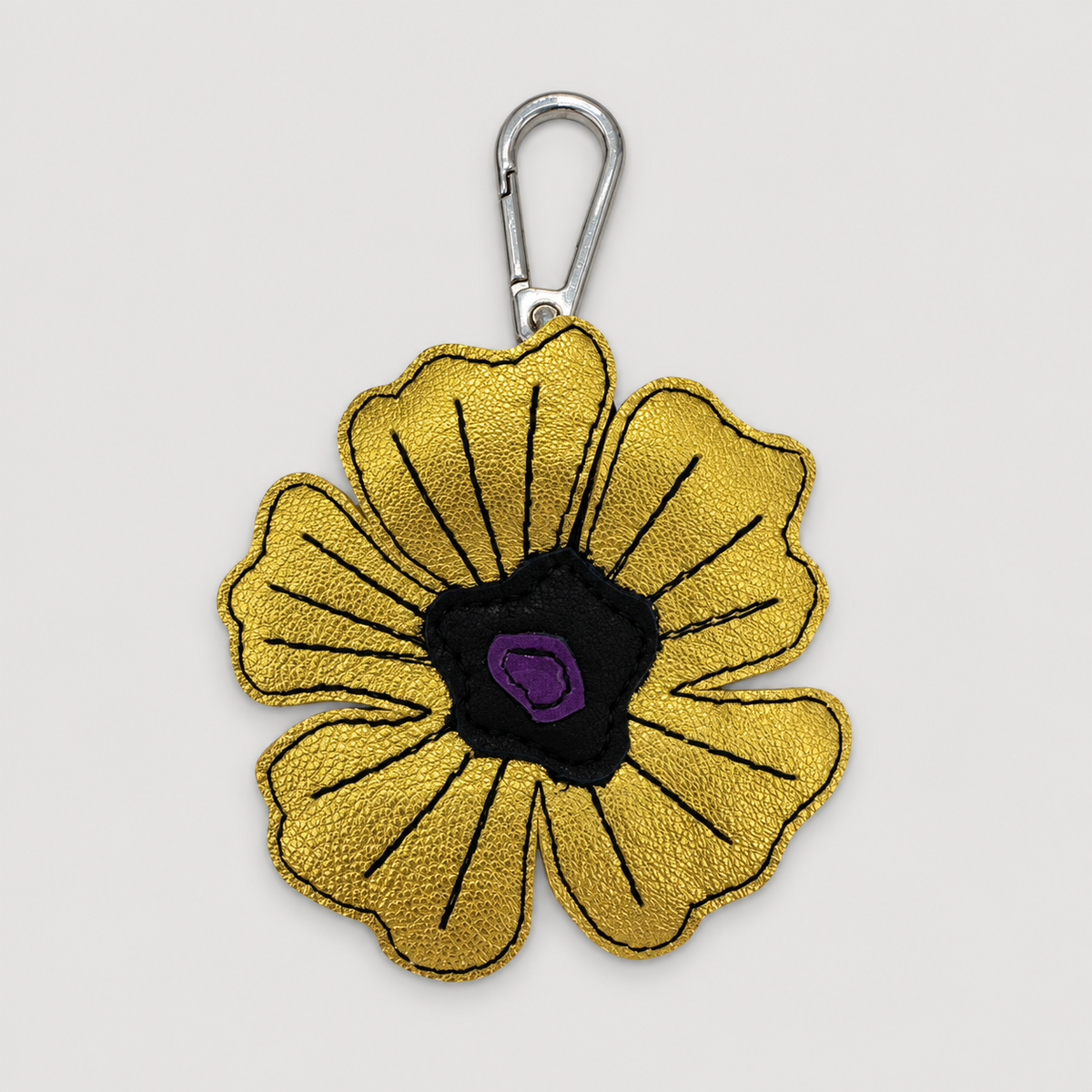 the leather poppy bag charm 26-of-70