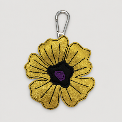 the leather poppy bag charm 26-of-70
