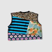 Load image into Gallery viewer, in-stock holiday - SIZE: XL - mixed print  &#39;all-over reroll&#39; cropped tank top
