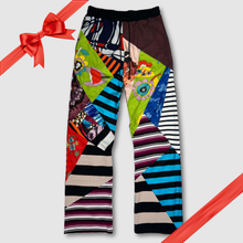 Load image into Gallery viewer, in-stock holiday - SIZE: XS - mixed print &#39;all-over reroll&#39; sweatpant
