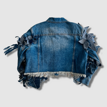 Load image into Gallery viewer, the denim flower jacket 1/1

