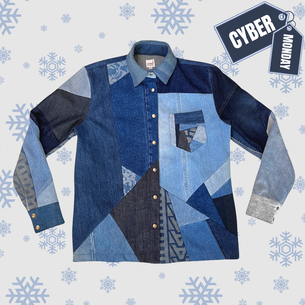 CYBER MONDAY - denim long sleeve shirt (LIMITED IN-STOCK)