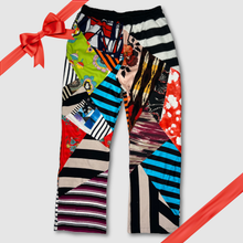 Load image into Gallery viewer, in-stock holiday - SIZE: XL - mixed print &#39;all-over reroll&#39; sweatpant
