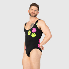 Load image into Gallery viewer, the &#39;black + neon florals&#39; one piece
