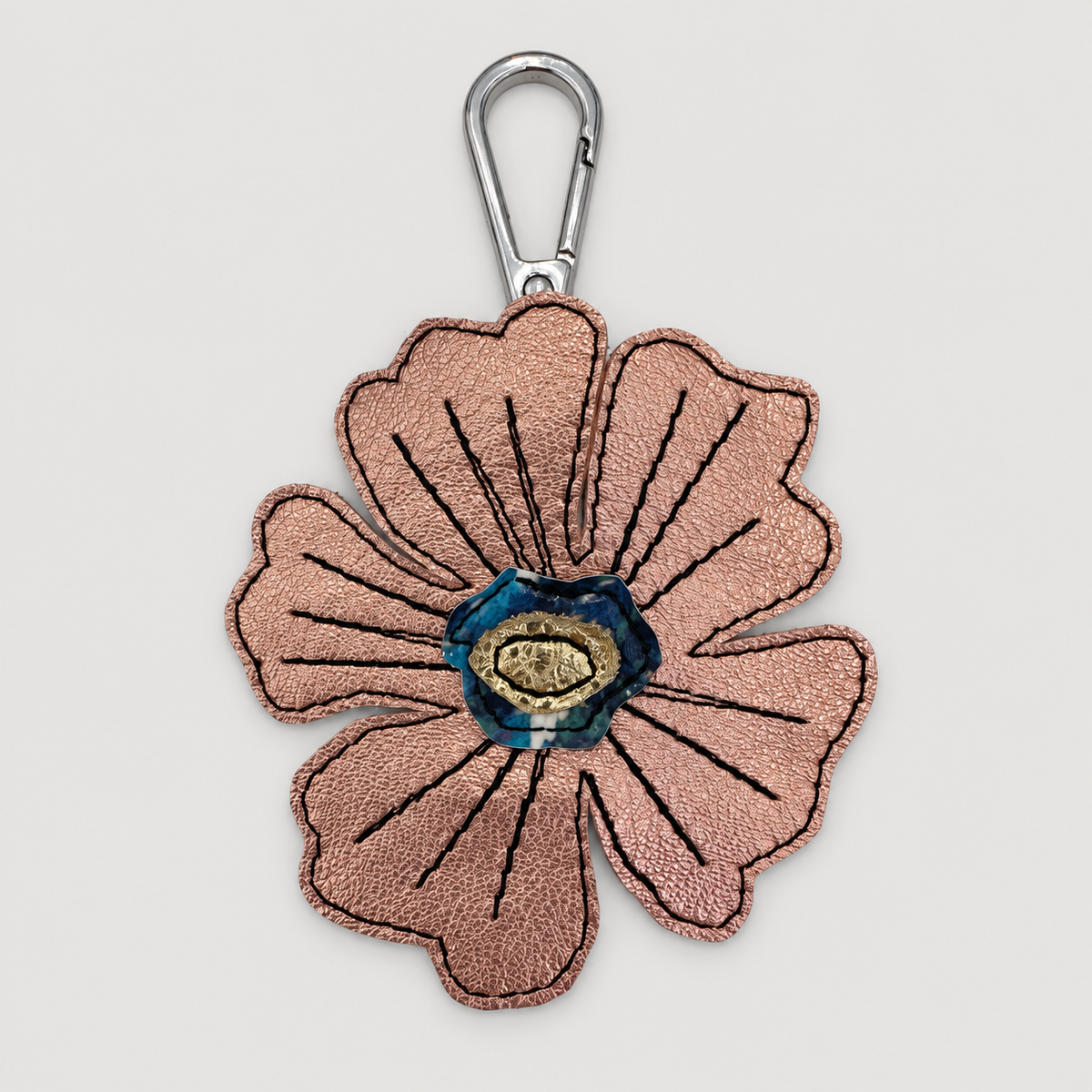 the leather poppy bag charm 12-of-70