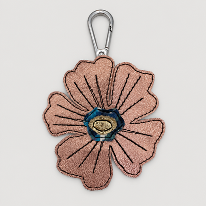 the leather poppy bag charm 12-of-70
