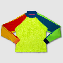 Load image into Gallery viewer, neon + fuzzy color blocked sweatshirt *NEW RELEASE*
