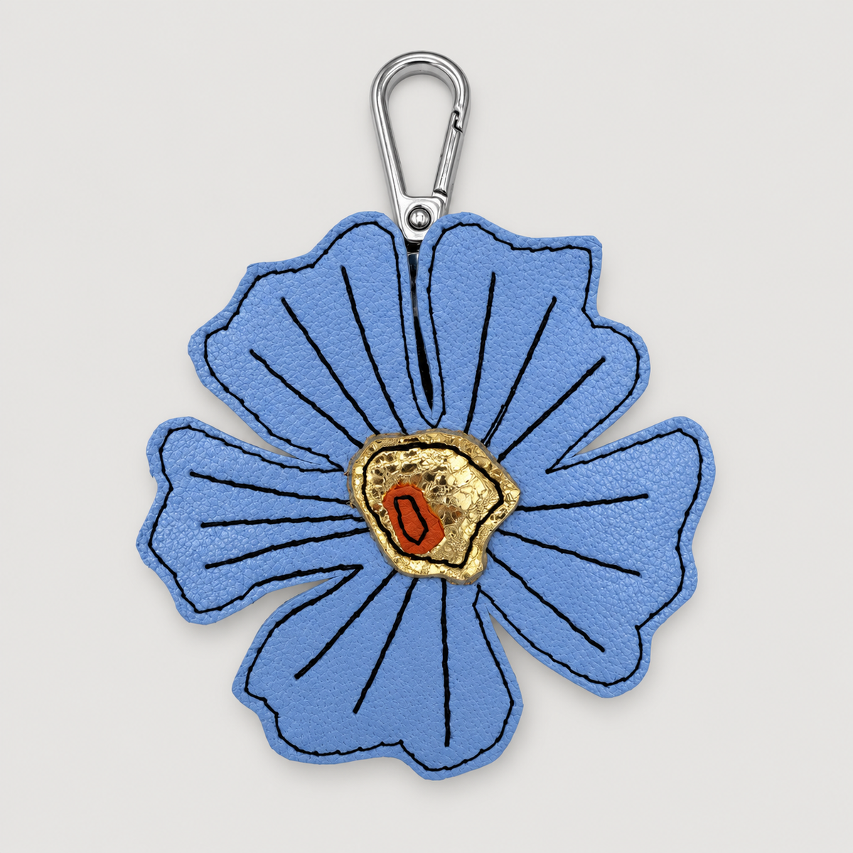 the leather poppy bag charm 20-of-70