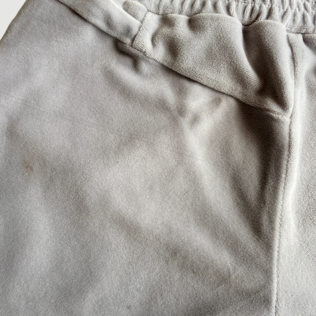 size extra small  - preloved - gray velour short short