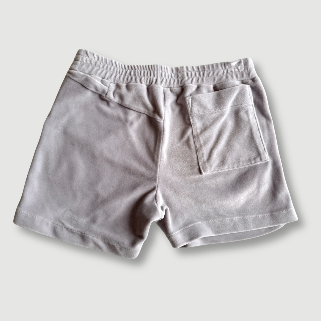 size extra small  - preloved - gray velour short short