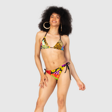 Load image into Gallery viewer, the &#39;mixed print&#39; triangle bikini top
