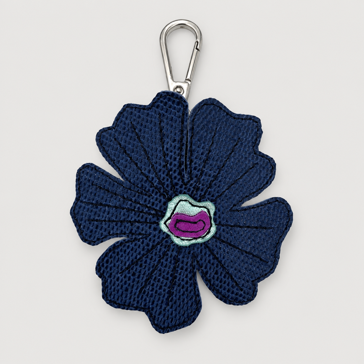 the leather poppy bag charm 57-of-70