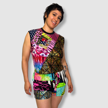 Load image into Gallery viewer, the &#39;mixed print&#39; crop top
