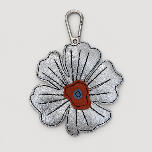 the leather poppy bag charm 16-of-70