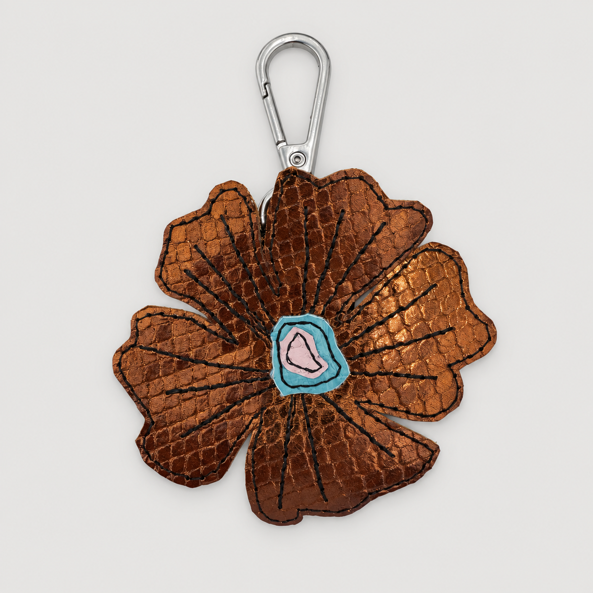 the leather poppy bag charm 28-of-70
