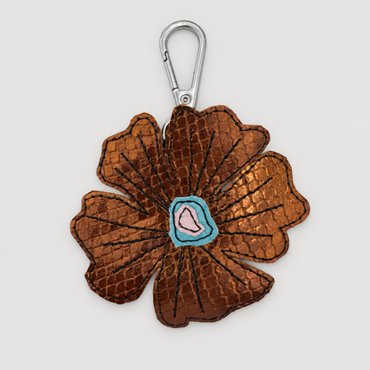 the leather poppy bag charm 28-of-70