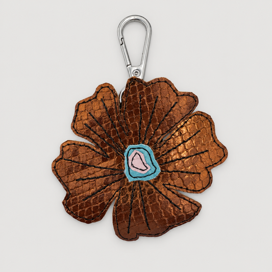 the leather poppy bag charm 28-of-70