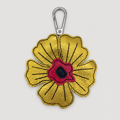 the leather poppy bag charm 10-of-70