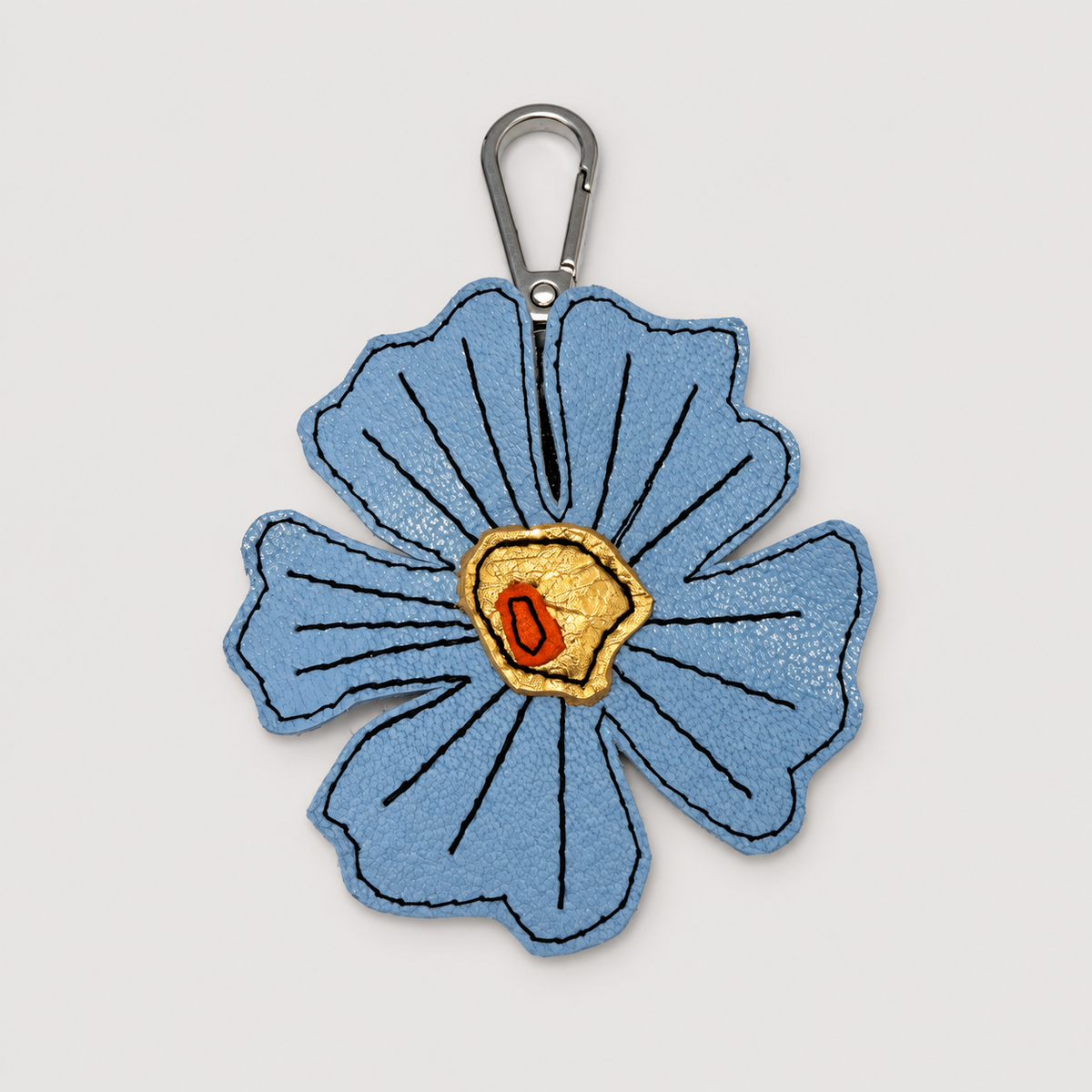 the leather poppy bag charm 43-of-70