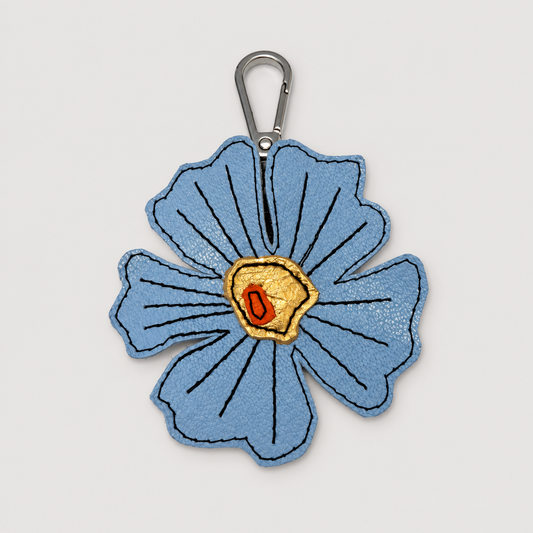 the leather poppy bag charm 43-of-70