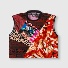 Load image into Gallery viewer, mixed print  &#39;all-over reroll&#39; cropped tank top - birthday sale
