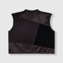 Load image into Gallery viewer, black &#39;all-over reroll&#39; cropped tank top - birthday sale

