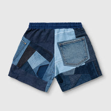 Load image into Gallery viewer, drawstring denim short
